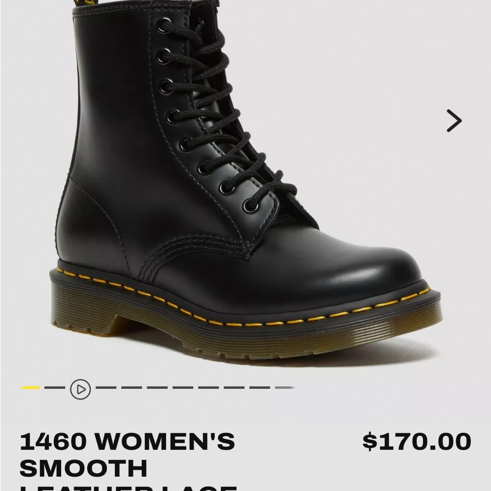 Dr. Martens 1460 Women's Black Smooth Leather Boots